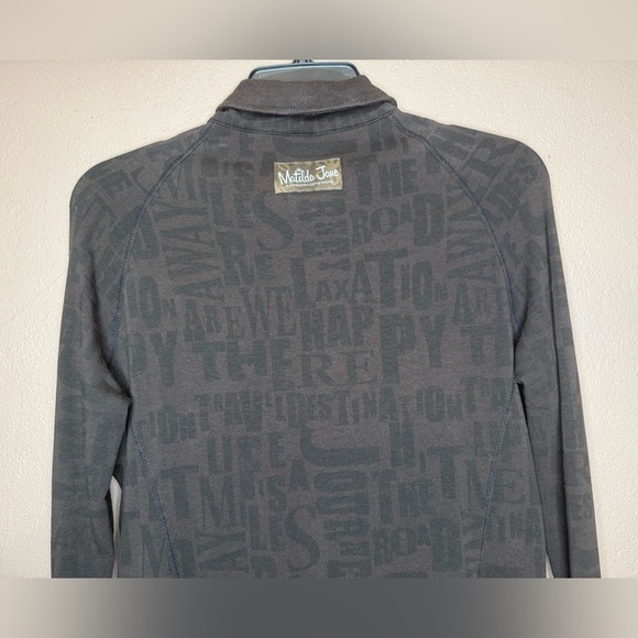 Matilda Jane Sweatshirt Women's Medium Full Zip Athletic Casual Wear Thumb Holes - Picture 12 of 16